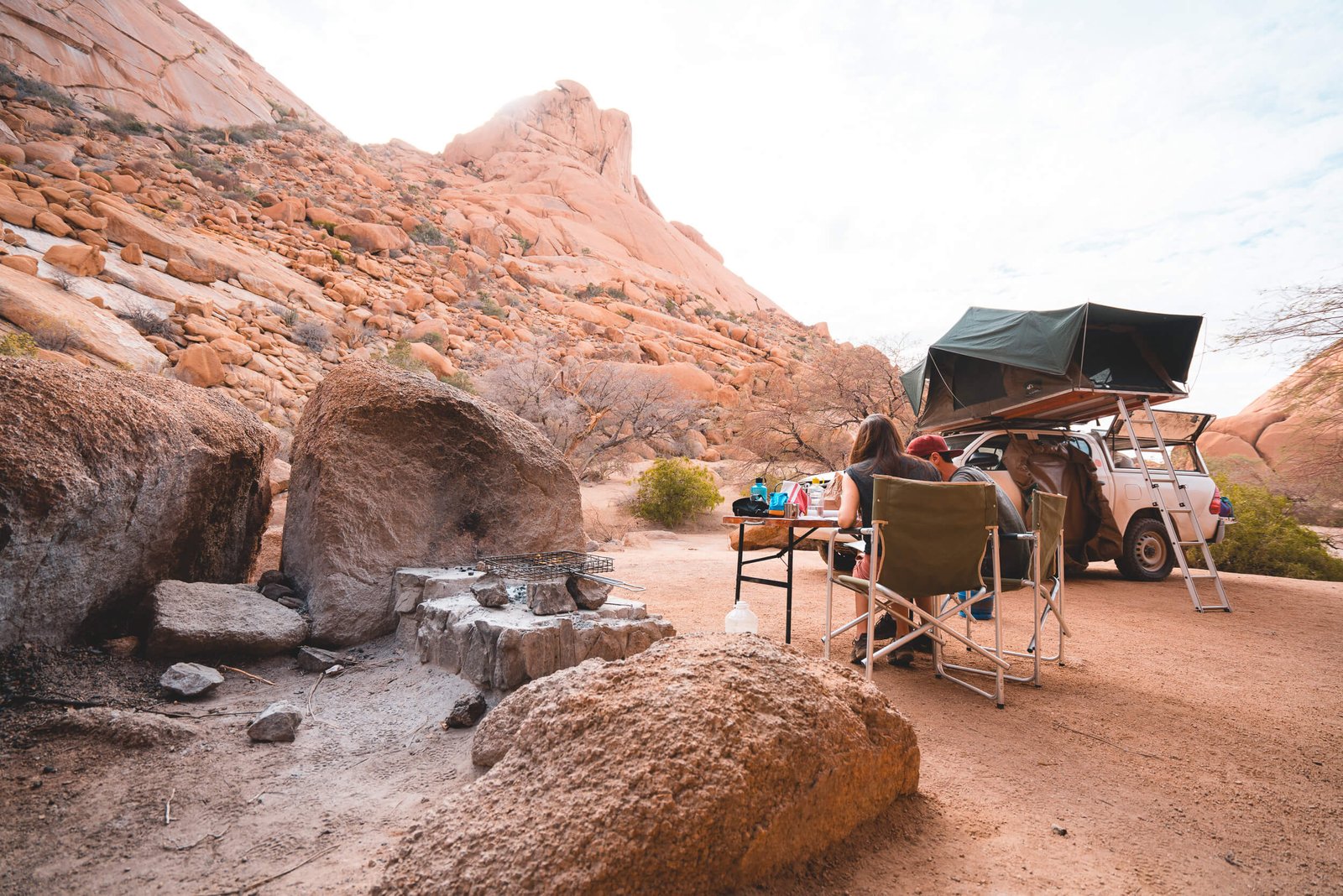 Camping in Namibia